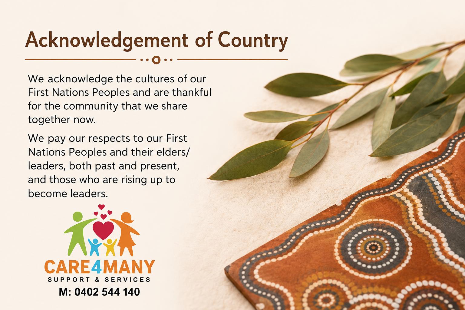 Acknowledgement of Country